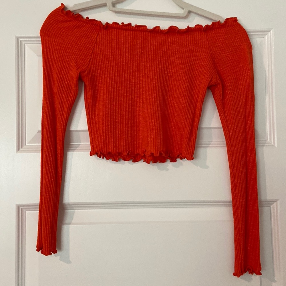 Windsor Long Sleeve Crop Top